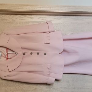 TAHARI Pink Women's 2 Piece Suit /Blazer & Skirt